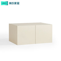 林氏家居衣柜卧室家用小户型储物柜LH【0.79*0.39m单柜】两门顶柜