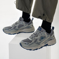 卡帕（Kappa）运动老爹鞋男女同款跑步鞋潮流百搭休闲鞋子男 香草绿 40