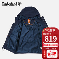 Timberland添柏岚冲锋衣男秋冬户外登山服通勤休闲外套连帽防风夹克A69H5 A69H5433/深宝蓝色 3XL/195