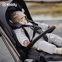 Kiddy 奇蒂 轻便高景观婴儿推车可坐可躺双向一键折叠儿童宝宝便携-太空灰