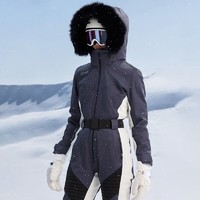 HALTI 芬兰女士连体滑雪服高端专业防风防水滑雪套装HSJDP26074S 雾粉色 170