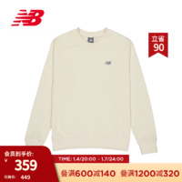 NEW BALANCE 24男款冬季经典简约时尚圆领针织卫衣套头衫 LIN MT41507 S