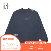 Aape it 男装圆领卫衣冬休闲简约猿颜图案上衣A358XXL GYL/灰色 S