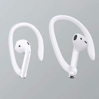 KMaxAI 开美智 适用苹果耳机AirPods pro3/2/1运动耳挂 Apple三代真无线降噪蓝牙耳机挂耳式 跑步运动防掉 白色