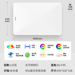 Panasonic 松下 全光谱银边明畔客厅吸顶灯120W