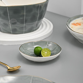 KANDA 神田 欧式碗盘家用碗碟北欧风饭碗汤碗味碟盘子轻奢餐具勺子汤勺 5.5英寸碗