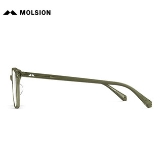 陌森（Molsion）眼镜素颜眼镜框近视防蓝光镜架MJ3093 B80框+0度防蓝光
