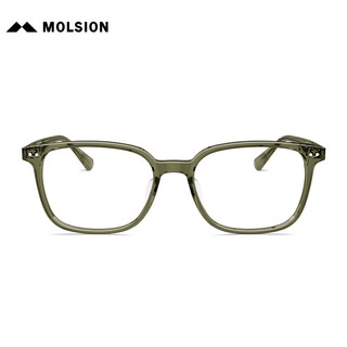 陌森（Molsion）眼镜素颜眼镜框近视防蓝光镜架MJ3093 B80框+0度防蓝光