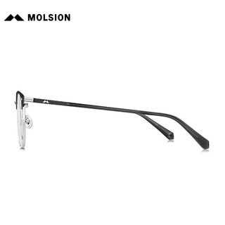 陌森（Molsion）眼镜眉线斯文镜架近视可配度数MJ7356 B15框+优可视1.60高清