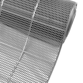 海斯迪克内六角镂空隔水垫 游泳池防滑垫PVC地垫 灰色0.9m宽×15m(整卷) 