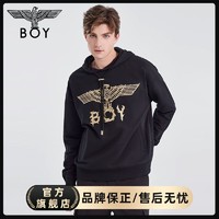 BOY LONDON BOYLONDON冬季男女同款纯色百搭潮牌针织套头卫衣N04014