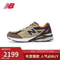 NEW BALANCE 男鞋女鞋990V3系列美产百搭运动休闲鞋M990BT3 42.5