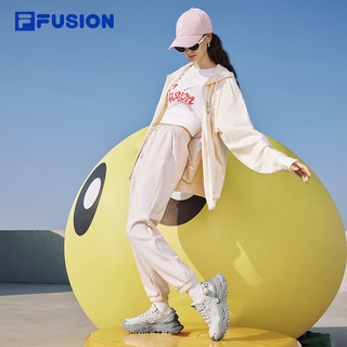 斐乐（FILA）FUSION斐乐潮牌欧阳娜娜同款女鞋厚底鞋2024春季硬糖鞋跑步鞋 奶白-GD 36