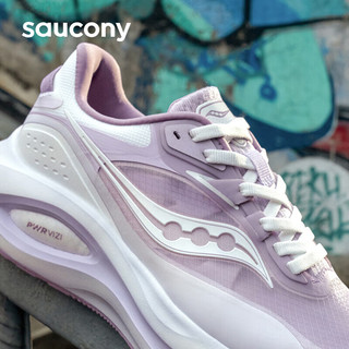 Saucony索康尼火鸟3跑鞋女透气减震支撑跑步鞋慢跑运动鞋紫38.5