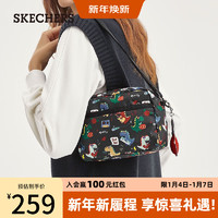 斯凯奇（Skechers）小恐龙乐队潮酷印花单肩斜挎包L323U151 T340恐龙乐队/03TH 20升以下