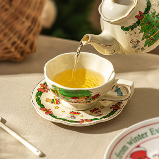 摩登主妇 新年陶瓷茶壶家用女生咖啡杯下午茶具套装