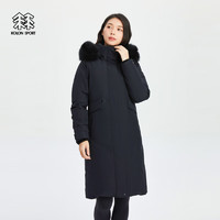 KOLON SPORT可隆户外女子GTX重量羽绒服 黑色BK 165/M