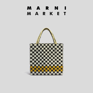 MARNI MARKET 女士大容量手提包拼色工艺织菜篮子 CHY56 UNI