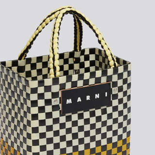 MARNI MARKET 女士大容量手提包拼色工艺织菜篮子 CHY56 UNI