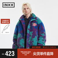 英克斯（inxx）Standby 时尚潮牌宽松休闲彩色提花棉服外套XMD4161699 彩色 L