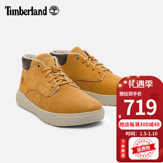 Timberland添柏岚中帮靴男鞋踢不烂户外徒步登山鞋通勤耐磨皮革休闲鞋A5S4Z A5S4ZM231/小麦色 39.5