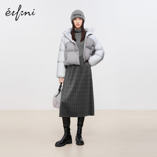 伊芙丽（eifini）伊芙丽羽绒服1EB180361 浅灰 155/80A/S