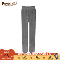 PawinPaw卡通小熊童装20女童弹力打底裤柔软连裤袜 灰色/15 14cm(6岁-9岁)