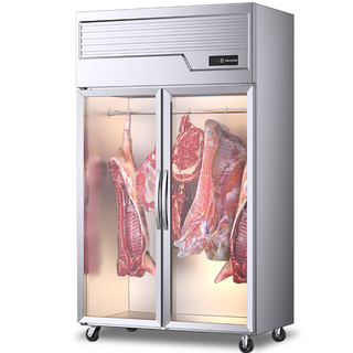 乐创（lecon）挂肉柜商用牛羊肉保鲜柜冷鲜肉猪肉排酸展示柜冷藏立式冰柜 1.2米双门 LC-C-SGRR-1270E