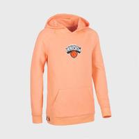 迪卡侬（DECATHLON）NBA长袖儿童春秋款加绒连帽卫衣上衣女童秋装运动套头 芝加哥公牛橙色 161/172CM1415岁