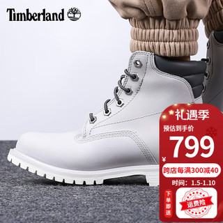 Timberland添柏岚女鞋休闲鞋秋冬户外徒步登山鞋耐磨牛皮6寸高帮马丁靴A2M1U A2M1UMM29/浅灰色 39