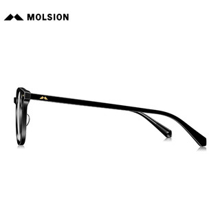 陌森（Molsion）眼镜板材防蓝光镜片架可配度数MJ3095 B10框+QINA1.60防蓝光