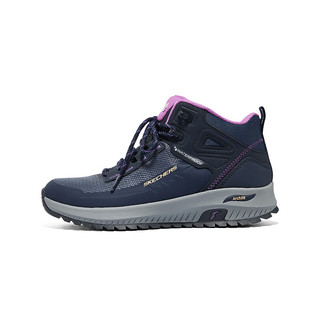 斯凯奇（Skechers）女士中帮城市户外鞋180086 海军蓝色/紫色/NVPR 35