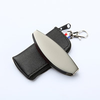 弗恩与加缪 男士便携折叠老花镜迷你时尚女士感高清防蓝光老光眼镜 银色(PC) +300度