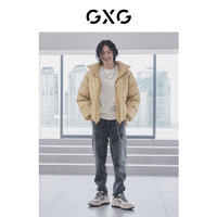 GXG男装 立领短款多色面包羽绒服外套功能男女同款 