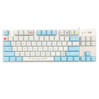 logitech 罗技 K835机械键盘 有线游戏键盘TTC轴体 84按键 个性键办公游戏随意切换 K835红轴