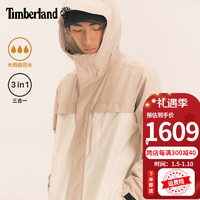 Timberland添柏岚冲锋衣男秋冬户外登山服外套装抓绒三合一防水夹克A696H A696HEE2 3XL/195