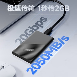 梵想（FANXIANG）1TB 移动固态硬盘（PSSD）Type-c硬盘固态NVMe协议USB3.2高速传输2050MB/s PS2000W