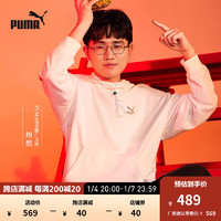 彪马（PUMA）【CNY】 女子廓形连帽休闲卫衣 BZ TOH HOOD627269 白色-65 XL(170/92A)