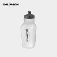 salomon 萨洛蒙 户外运动手持快速补水宽口水壶 3D BOTTLE 600ML 半透明白 C19156 均码