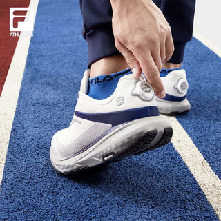 斐乐（FILA）男鞋BOA ENERGY 2路跑鞋2024春季跃动 2跑步鞋 白中白-BL 40.5