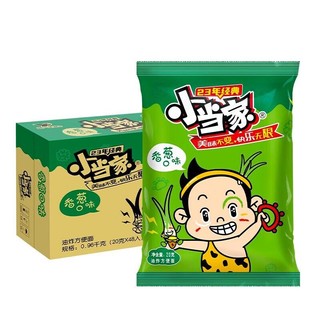 统一 小当家干脆面整箱 方便面速食品 干吃面 掌心脆面香葱味48包