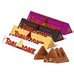 TOBLERONE 瑞士三角 三角黑巧克力100g*4条