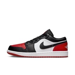 NIKE 耐克 AIR JORDAN  AJ1男子黑红脚趾低帮休闲鞋553558-161 43