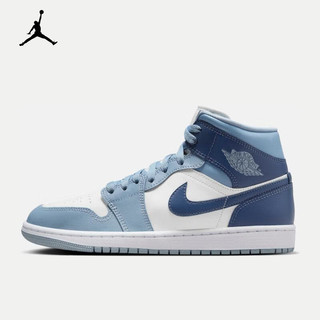 NIKE 耐克 AIR JORDAN 1 MID 女子运动鞋缓震板鞋 AJ1 BQ6472-140 36.5