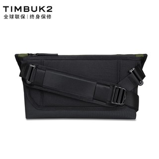 TIMBUK2 天霸 胸包多功能防泼水单肩包IPAD包休闲帆布斜挎包男弹弓包 升级款 音速黑/枪灰/军绿色环保料