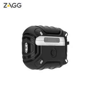 Mophie ZAGG AirPods Pro 2 阿波罗保护收纳盒时尚简约耳机盒保护罩防摔保护外壳 黑色