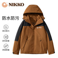 NIKKO 日高 山系情侣登山服户外防雨水防风休闲运动外套秋冬上衣