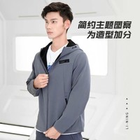 限尺码：LI-NING 李宁 秋冬加绒保暖运动男外套系列男子长袖户外保暖运动风衣