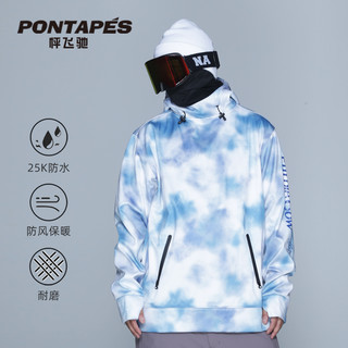 PONTAPES OC日本滑雪卫衣PONTAPES男女防风防水保暖滑雪衣单双板滑雪服潮