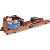 HUIJUDEREN 汇聚德仁 智能水阻划船机 棕橙色 实木 折叠升级款